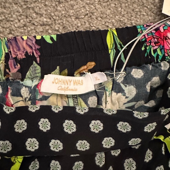Johnny Was Multicolor Floral Patchwork Pants - Picture 4 of 14